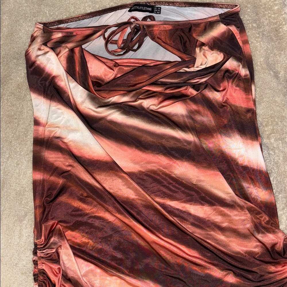 PrettyLittleThing Multicolor Striped Dress - Picture 5 of 6